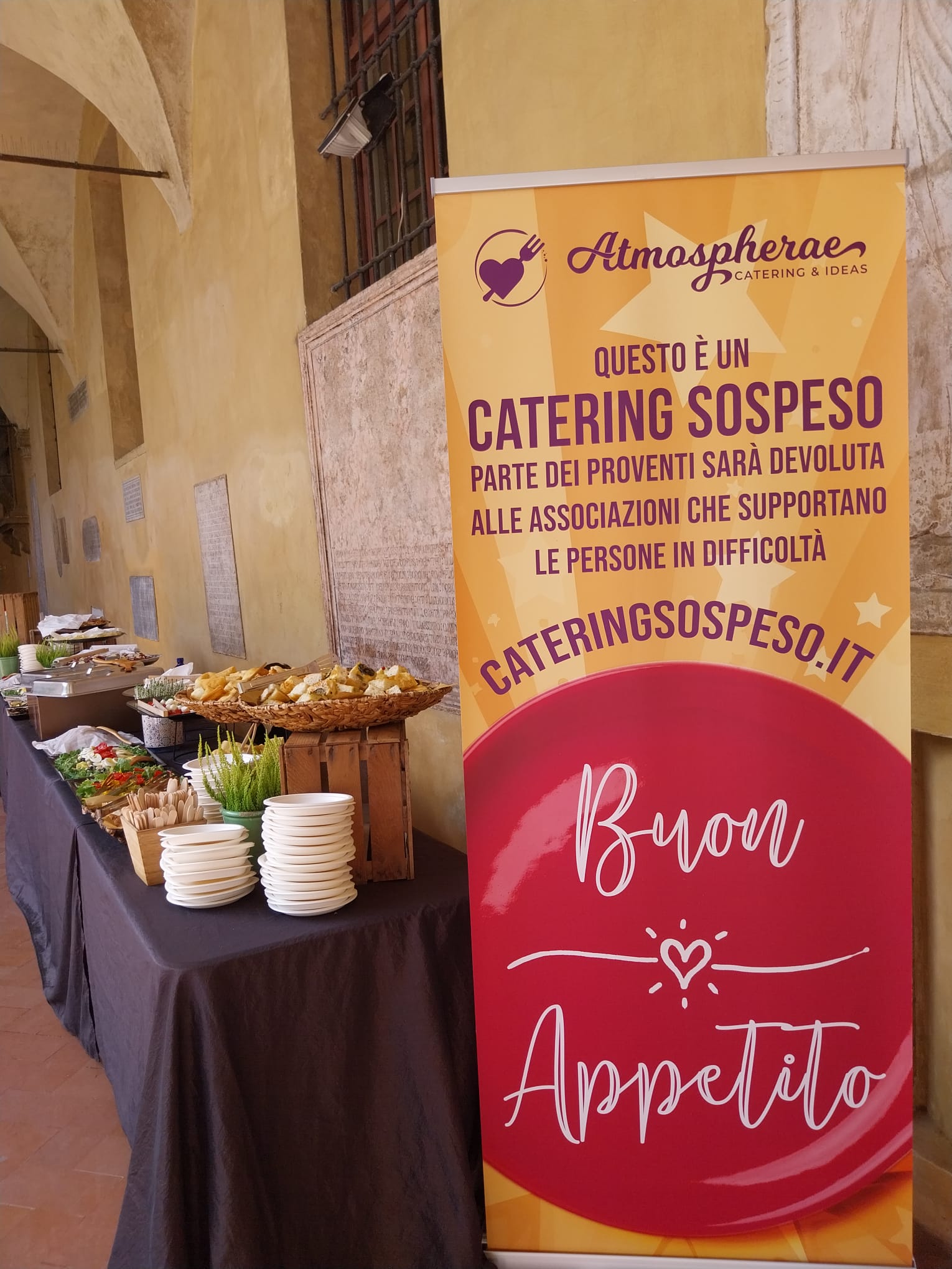 Il servizio di catering sospeso di Atmospherae
